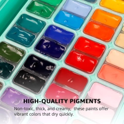 ABEIER HIMI Gouache Paint - kvašové barvy - sada 48 x 12 ml