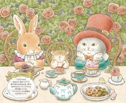 Alice in Wonderland and Dinah – Tokimeku Coloring Book Series (Alenka v říši divů a Dina) - JAPONSKO