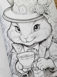 Alice in Wonderland Coloring Book - Max Brenner 