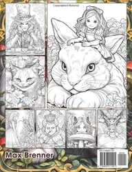 Alice in Wonderland Coloring Book - Max Brenner 