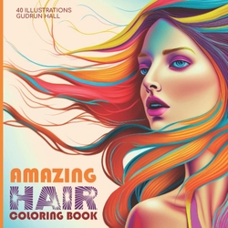 AMAZING HAIR: Coloring Book