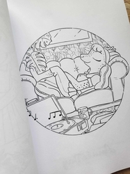 Année Day: A Soft Living Coloring Book -  Morgan O'Brien