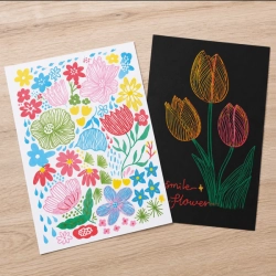 APLI Color Click Acrylic Gel pen - sada gelových per - EARLY SPRING - 6 ks