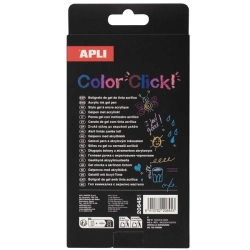 APLI Color Click Acrylic Gel pen - sada gelových per - EARLY SPRING - 6 ks