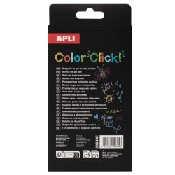 APLI Color Click Acrylic Gel pen - sada gelových per - GOLDEN AUTUMN - 6 ks