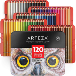 ARTEZA Expert Colored Pencils - umělecké pastelky - sada 120 ks