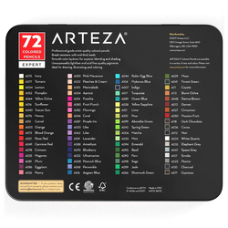 ARTEZA Expert Colored Pencils - umělecké pastelky - sada 72 ks