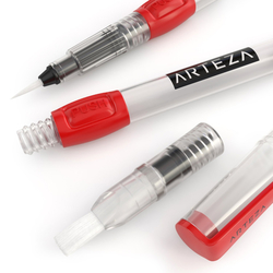 ARTEZA Premium Water Brush Pens - sada vodou plnitelných štětců - 6 ks