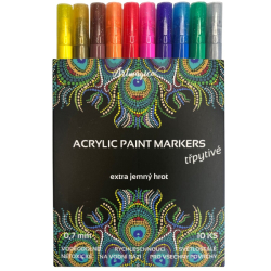 Artmagico akrylový popisovač s extra jemným hrotem -TŘPYTIVÉ