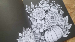 Autumn Harvest in the Good Witches' Midnight Garden - Mary Rowse 