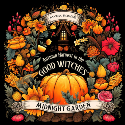 Autumn Harvest in the Good Witches' Midnight Garden - Myra Rowse 