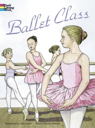 Ballet Class coloring book