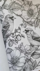 Birds & Flowers Coloring Book for Adults - Mia Quinn