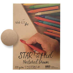 SM-LT Start pad - Brown natural 125g/m2, 20 listů - různé varianty