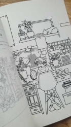 Book Girls Room: Unique rooms Coloring book - JAPONSKO