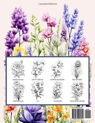 Botanical Flowers Coloring Book -  Anastasia Anemone