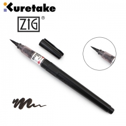 ZIG Kuretake Brush Pen No. 22 - špičkový štetečkový fix - černá