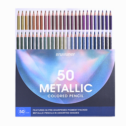 Brutfuner METALLIC - Metalické odstíny Colors Colored Pencils - sada 50 ks 