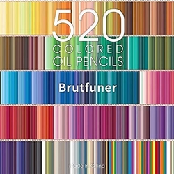 Brutfuner Oil pencils - umělecké pastelky na olejové bázi - sada 520 ks