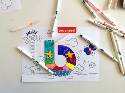 Bruynzeel - Sada oboustranných fixů - sada 20 ks