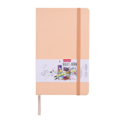 Bruynzeel Bullet journal - tečkovaný - peach (13 x 21 cm, 140 g/m2)