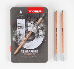 Bruynzeel Expression Series - grafitové tužky - sada 12 kusů