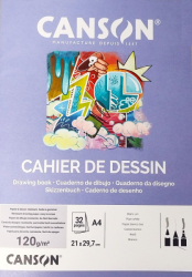 CANSON - Blok Drawing book A4, 32listů, 120g