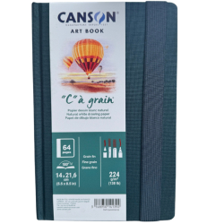 Canson Art Book "C" à grain - 14 × 21,6 cm, 224 g/m², 64 listů