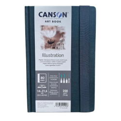 Canson Art Book Illustration - 14 × 21,6 cm, 200 g/m², 80 listů