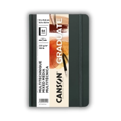 CANSON Graduate Book - MIXED MEDIA NATURAL - (14 x 21,6 cm, 64 stran, 220g/m2) - BÉŽOVÁ