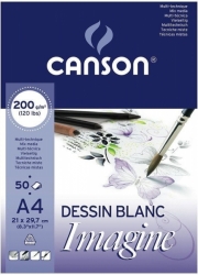 CANSON Imagine skicák - lepený (200g/m2, 50 archů) - A4