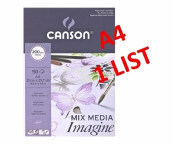 CANSON Imagine papír - 200g/m2 - A4 - jednotlivé listy