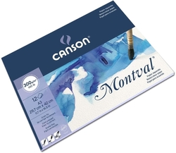 CANSON Montval Aquarelle 300 g/m2 - 12 archů - A3