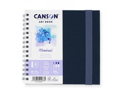 CANSON Montval Aquarelle ARTBOOK - (CP, 300 g/m2, 20 x 20 cm) - 24 listů