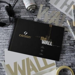 CANSON The Wall skicák - kroužková vazba (220 g, 30 listů) - A4+