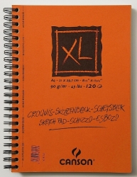CANSON XL CROQUIS Sketch - kroužková vazba vlevo (90 g/m2, 120 listů) - A4 skicák