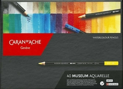 Caran d´Ache MUSEUM - akvarelové pastelky - sada 40 ks