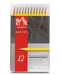 Caran d´Ache Technograph - grafitové tužky - sada 12 ks