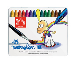 Caran d´Ache Tootuff (Titeuf) NEOCOLOR II - akvarelové voskové pastely - sada 15 ks