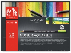 Caran d´Ache MUSEUM LANDSCAPE - akvarelové pastelky - sada 20 ks 