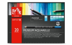 Caran d´Ache MUSEUM MARINE - akvarelové pastelky - sada 20 ks 