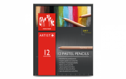 Caran d´Ache PASTEL PENCILS - pastel v tužce - sada 12 ks