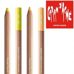 Caran d´Ache PASTEL PENCILS - pastel v tužce - sada 12 ks