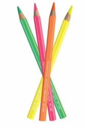 Caran d´Ache Maxi Pencils - FLUO - neonové pastelky - různé barvy
