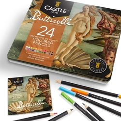 Castle Art Supplies - umělecké pastelky - 24 ks - Botticelli