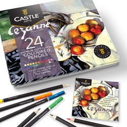 Castle Art Supplies - umělecké pastelky - 24 ks - Cezanne