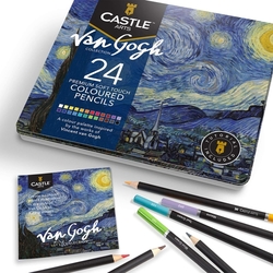 Castle Art Supplies - umělecké pastelky - 24 ks - Van Gogh