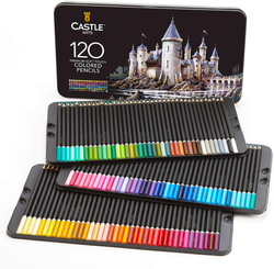 Castle Art Supplies - umělecké pastelky - sada 120 ks