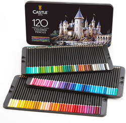 Castle Art Supplies - umělecké pastelky - sada 120 ks