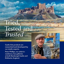 Castle Art Supplies GOLD Standard - umělecké pastelky - sada 120 ks - v zipovém pouzdru